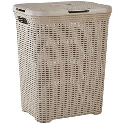 Coş pentru rufe cu capac Aleana Rattan 1122098 50L Thumb