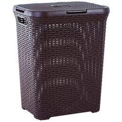 Coş pentru rufe cu capac Aleana Rattan 1122098 50L Thumb