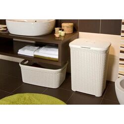 Coş pentru rufe cu capac Aleana Rattan 1122098 50L Thumb