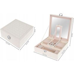 Organizator de bijuterii Beautylushh 8895 (White) Thumb