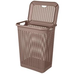 Coş pentru rufe cu capac Bytplast Econova 45707 50L (Brown) Thumb