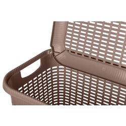 Coş pentru rufe cu capac Bytplast Econova 45707 50L (Brown) Thumb