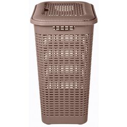 Coş pentru rufe cu capac Bytplast Econova 45707 50L (Brown) Thumb