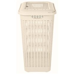 Coş pentru rufe cu capac Bytplast Econova 45708 50L (Ivory) Thumb