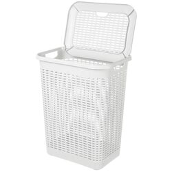 Корзина для белья с крышкой Bytplast Econova 45709 50L (White) Thumb