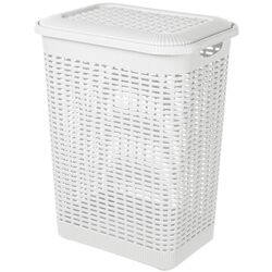 Coş pentru rufe cu capac Bytplast Econova 45709 50L (White)