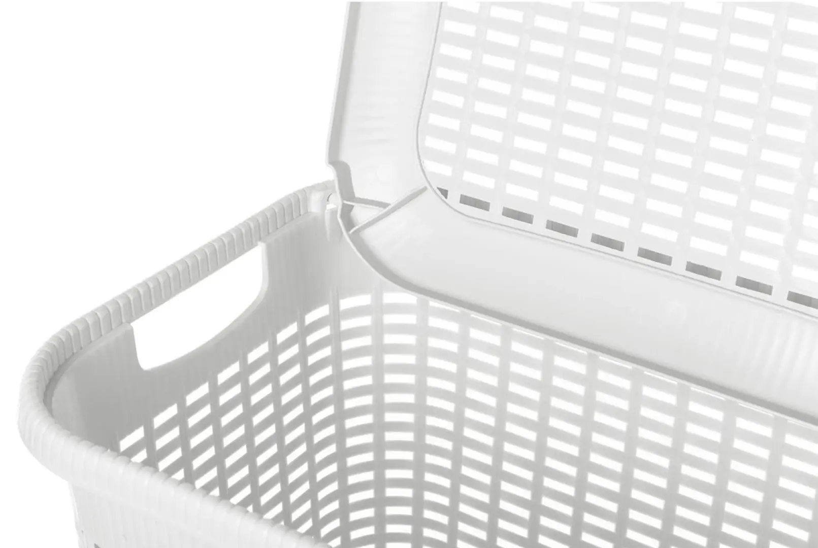 Корзина для белья с крышкой Bytplast Econova 45709 50L (White)