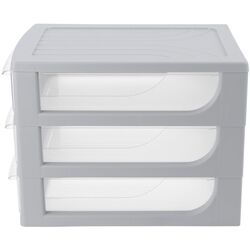 Органайзер Bytplast Econova A4 45735 Gray (3 ящика) Thumb