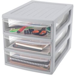 Органайзер Bytplast Econova A4 45735 Gray (3 ящика) Thumb