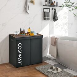 Cos pentru rufe Costway JV10787BK (Black) Thumb