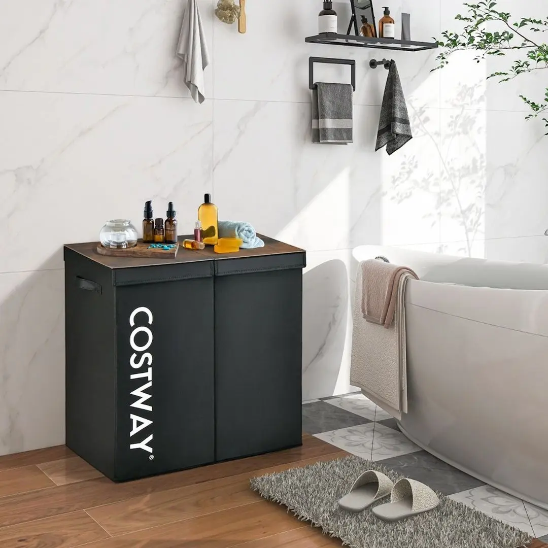 Cos pentru rufe Costway JV10787BK (Black) - 3