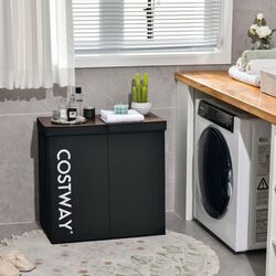 Cos pentru rufe Costway JV10787BK (Black) Thumb