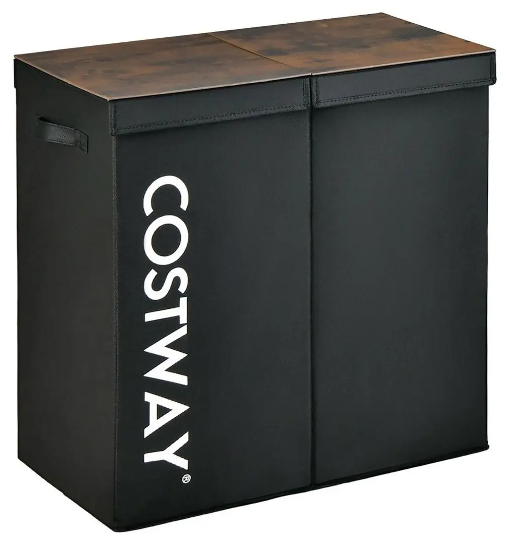 Cos pentru rufe Costway JV10787BK (Black) - 4