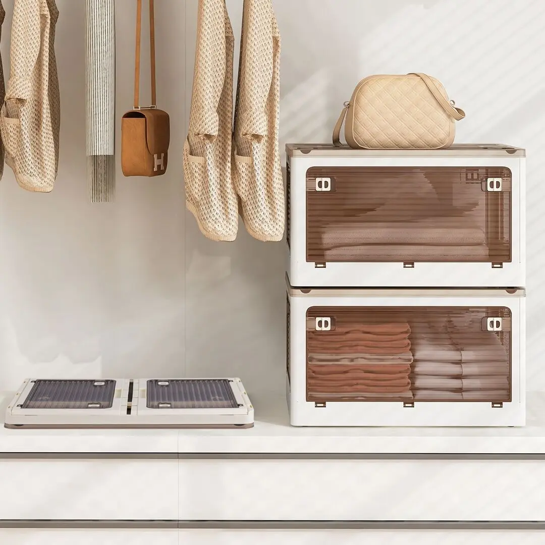 Set recipiente de depozitare Costway JV12131WH (White/Brown)