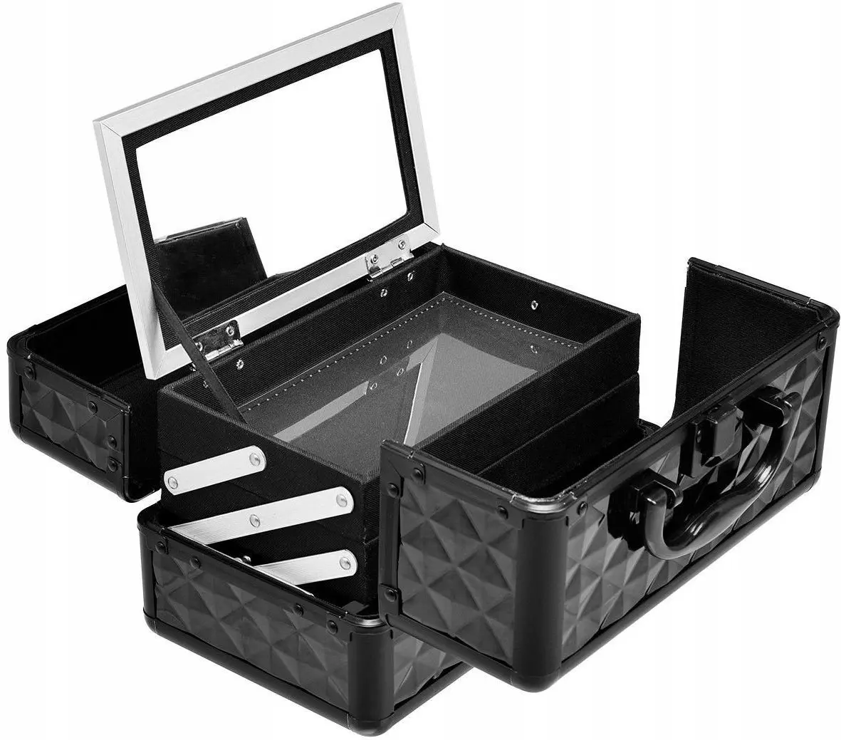 Valiză organizator cosmetic Costway HB85369BK (Black) - 3