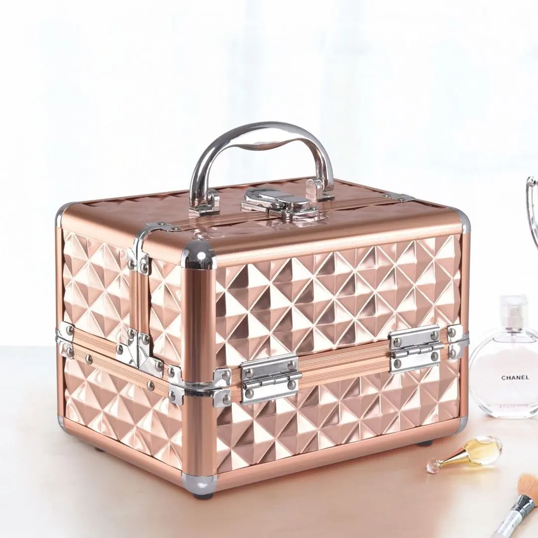 Органайзер-чемодан для косметики Costway HB85369GD (Gold) - 2