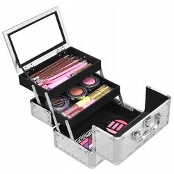Valiză organizator cosmetic Costway HB85369SL (Silver) Thumb