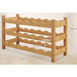 Подставка для бутылок Costway KC57137NA (Natural) Thumb