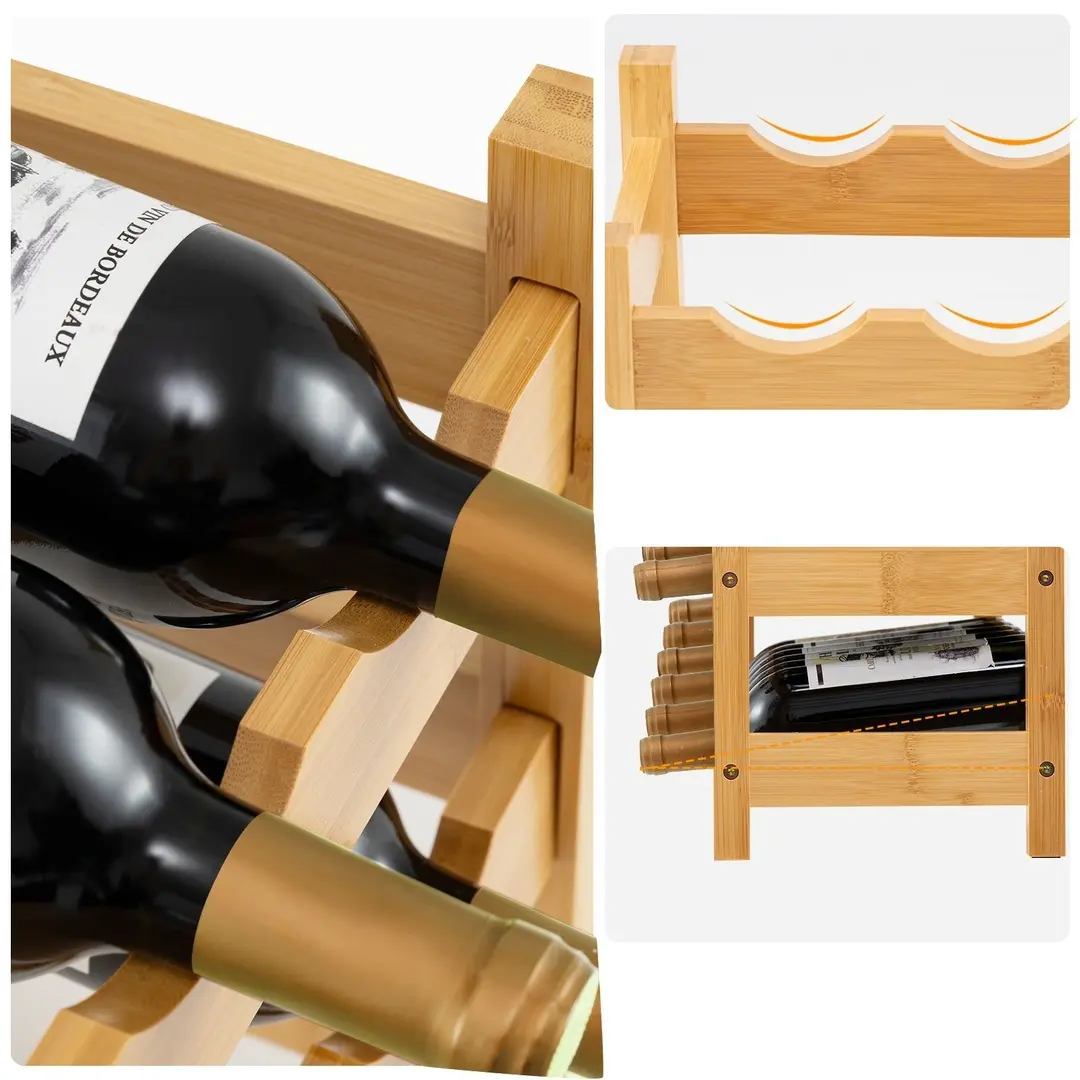 Подставка для бутылок Costway KC57137NA (Natural)