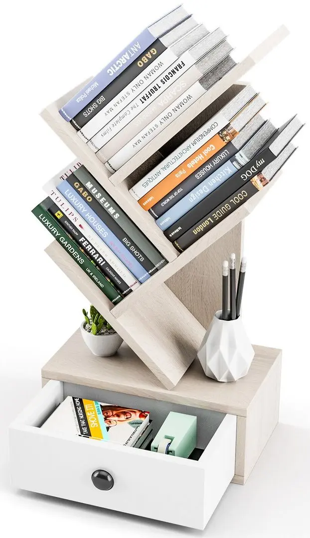 Подставка для книг Costway JV10717BE (Beige)