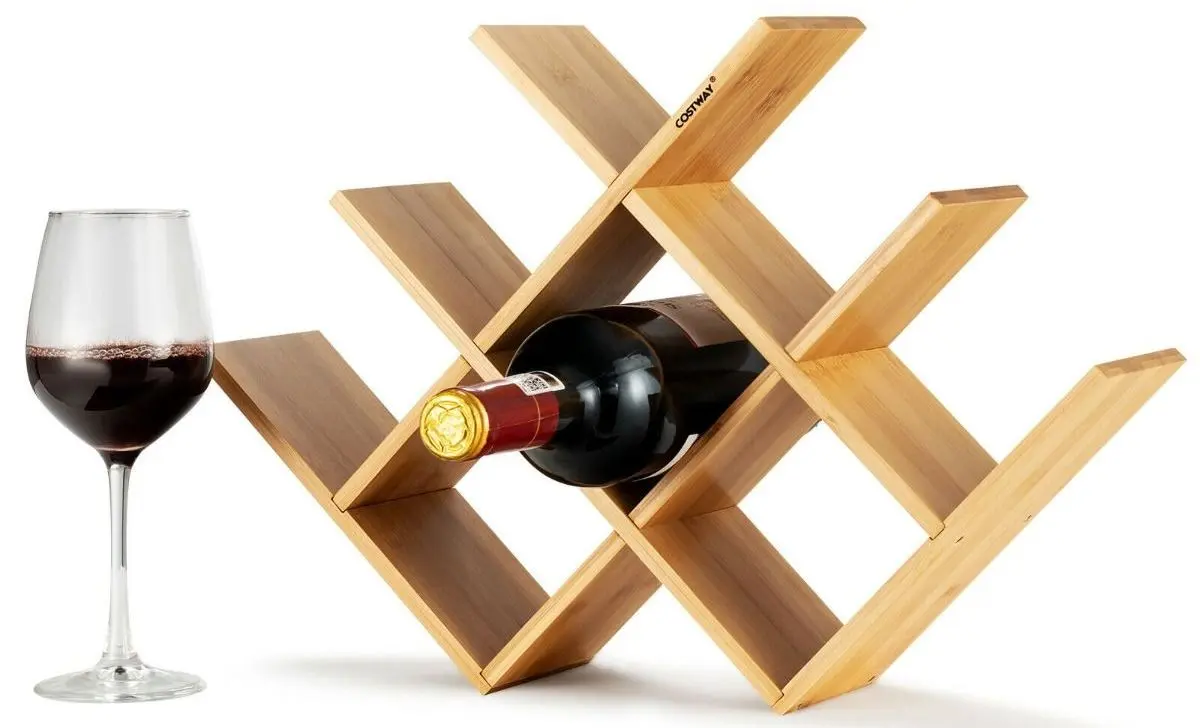 Suport pentru sticle Costway JV10233NA (Bamboo)