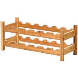 Suport pentru sticle de vin Costway JV10049NA (Natural)