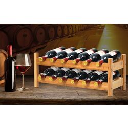 Suport pentru sticle de vin Costway JV10049NA (Natural) Thumb