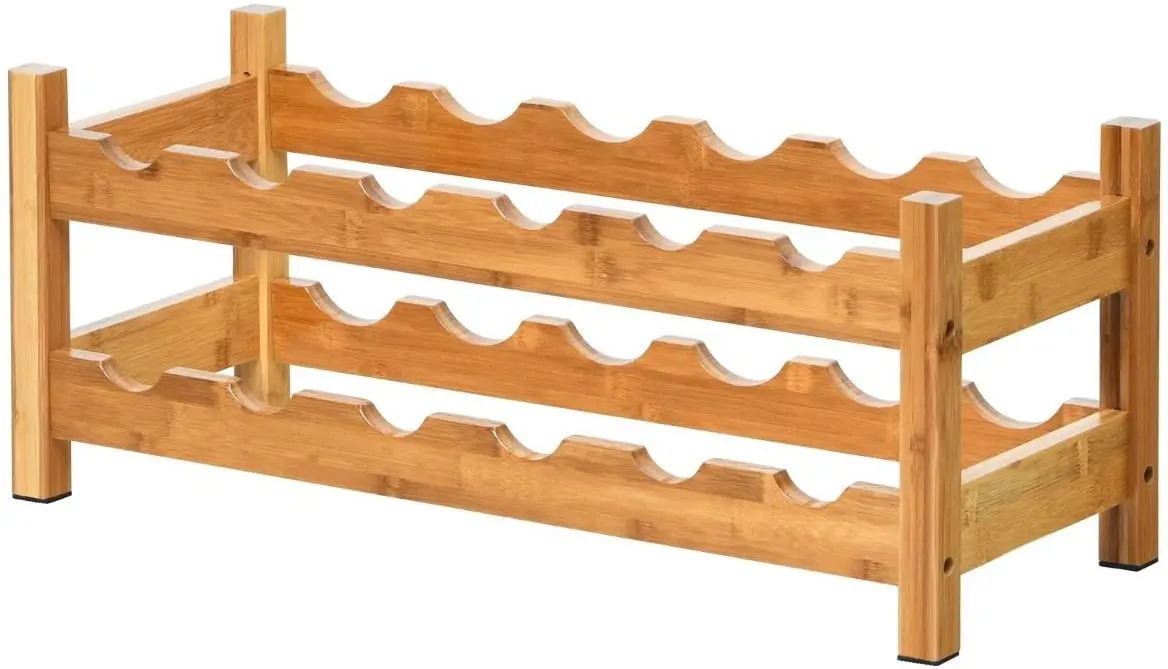 Suport pentru sticle de vin Costway JV10049NA (Natural)