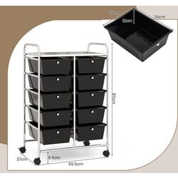 Тележка Costway JV11073BK (Black) Thumb