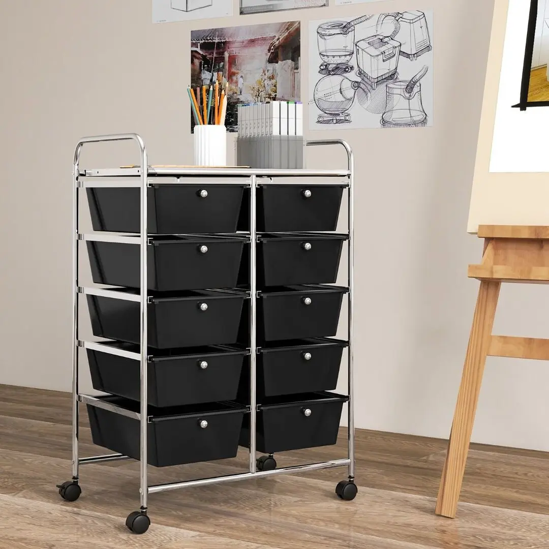 Тележка Costway JV11073BK (Black) - 5