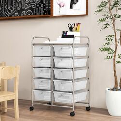 Тележка Costway JV11073CL (Transparent) Thumb