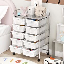 Тележка Costway JV11073CL (Transparent) Thumb