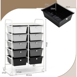 Carucior Costway JV11073HF (White/Grey) Thumb