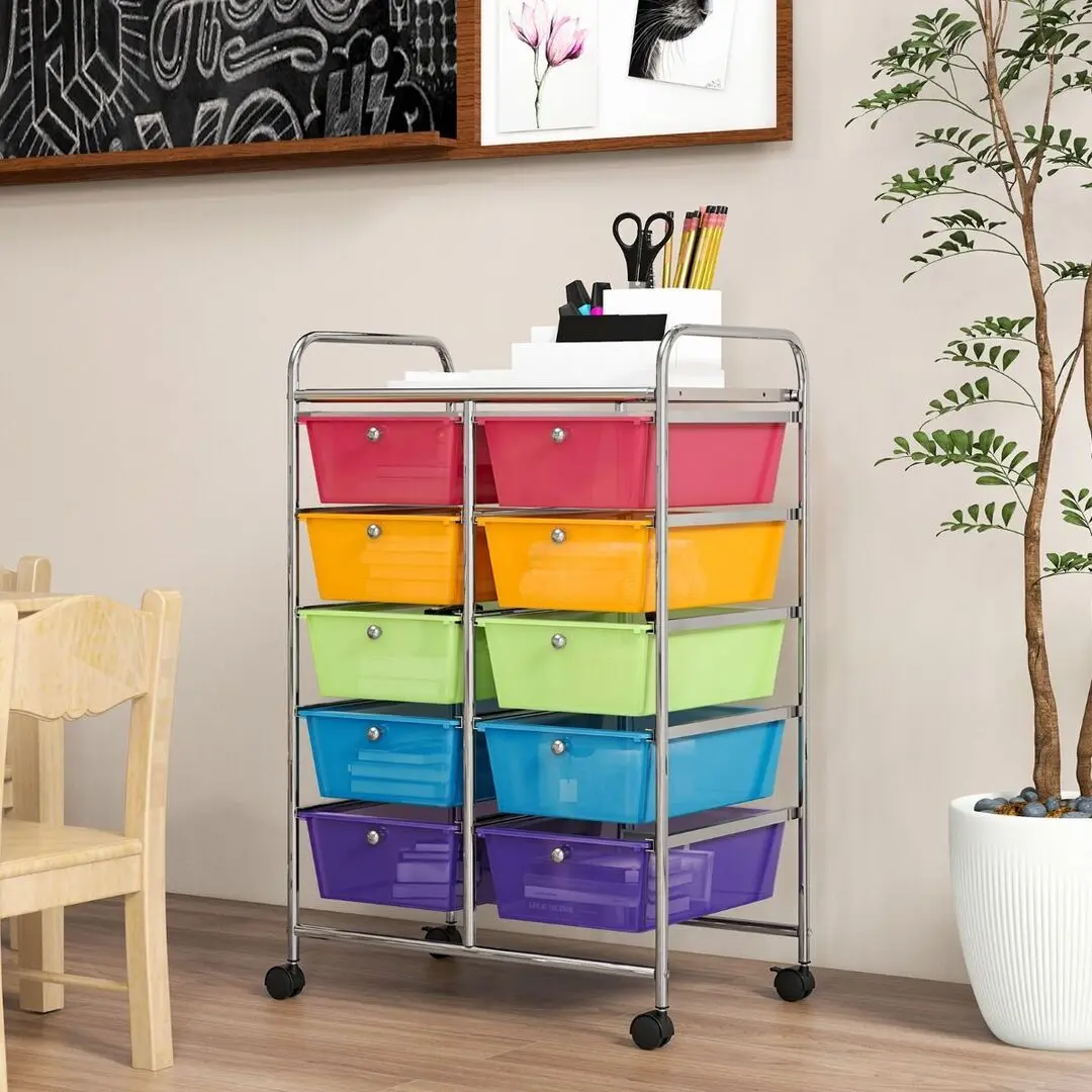 Тележка Costway JV11073RB (Multicolor) - 4