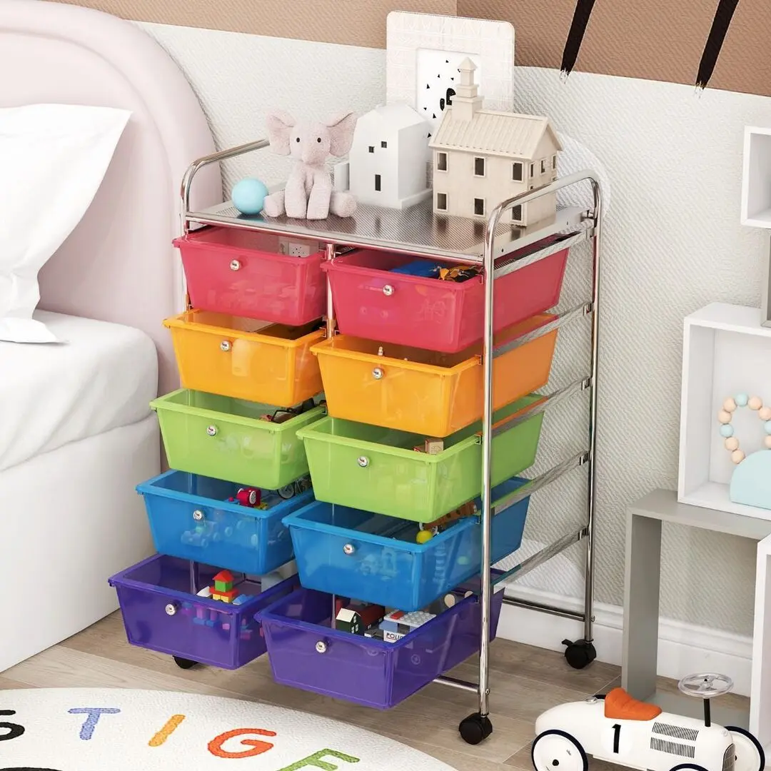 Тележка Costway JV11073RB (Multicolor) - 6