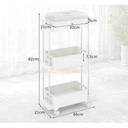 Carucior Costway JV11497WH (White) Thumb