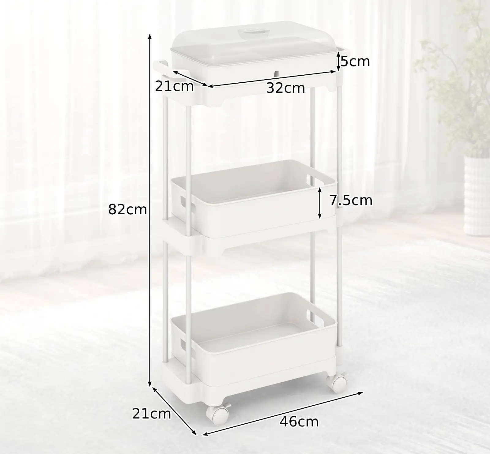 Carucior Costway JV11497WH (White)