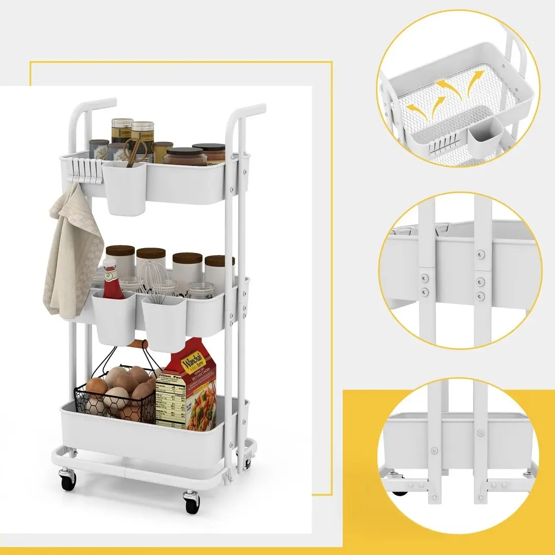 Тележка Costway JZ10292WH (White)