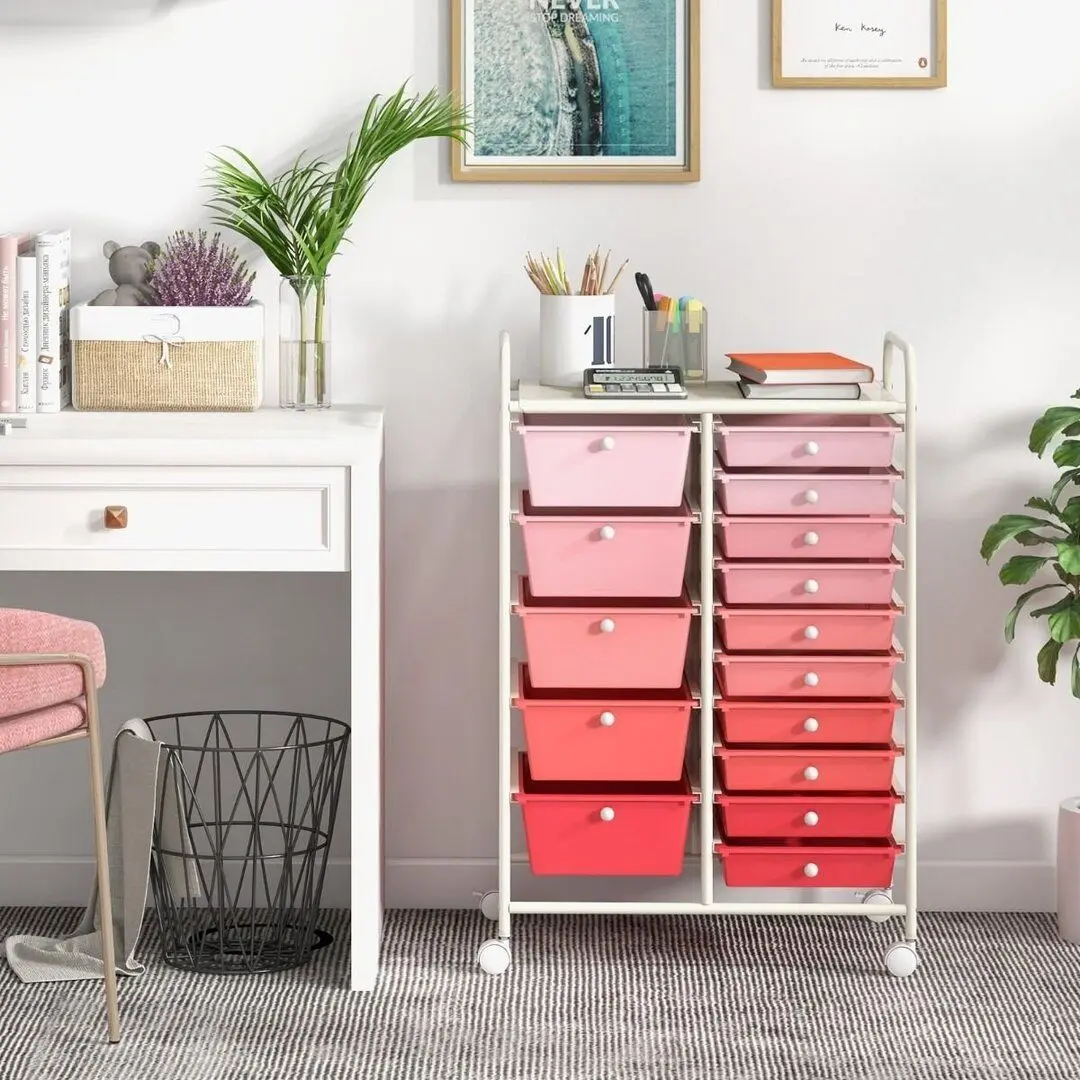 Тележка Costway HW53825PI (Pink) - 5