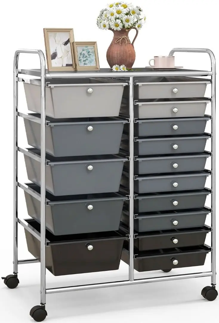 Тележка Costway HW53825ZJ (Grey) - 2