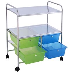 Тележка-органайзер Costway HW54070GN (Green/Blue) Thumb