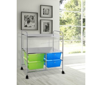 Organizator cu roti Costway HW54070GN (Green/Blue)