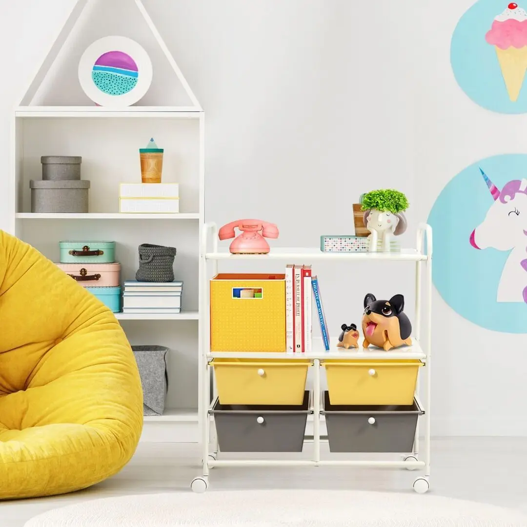 Тележка Costway HW54070YE (Yellow)