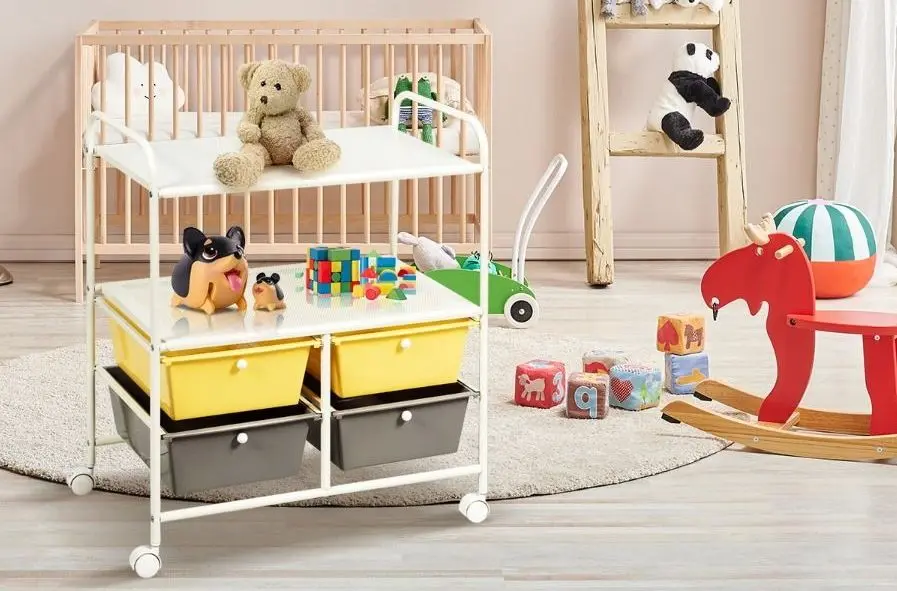 Тележка Costway HW54070YE (Yellow)