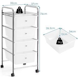Carucior Costway HW55240CL (Transparent) Thumb