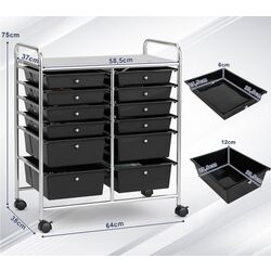 Тележка Costway HW56500BK (Black) Thumb