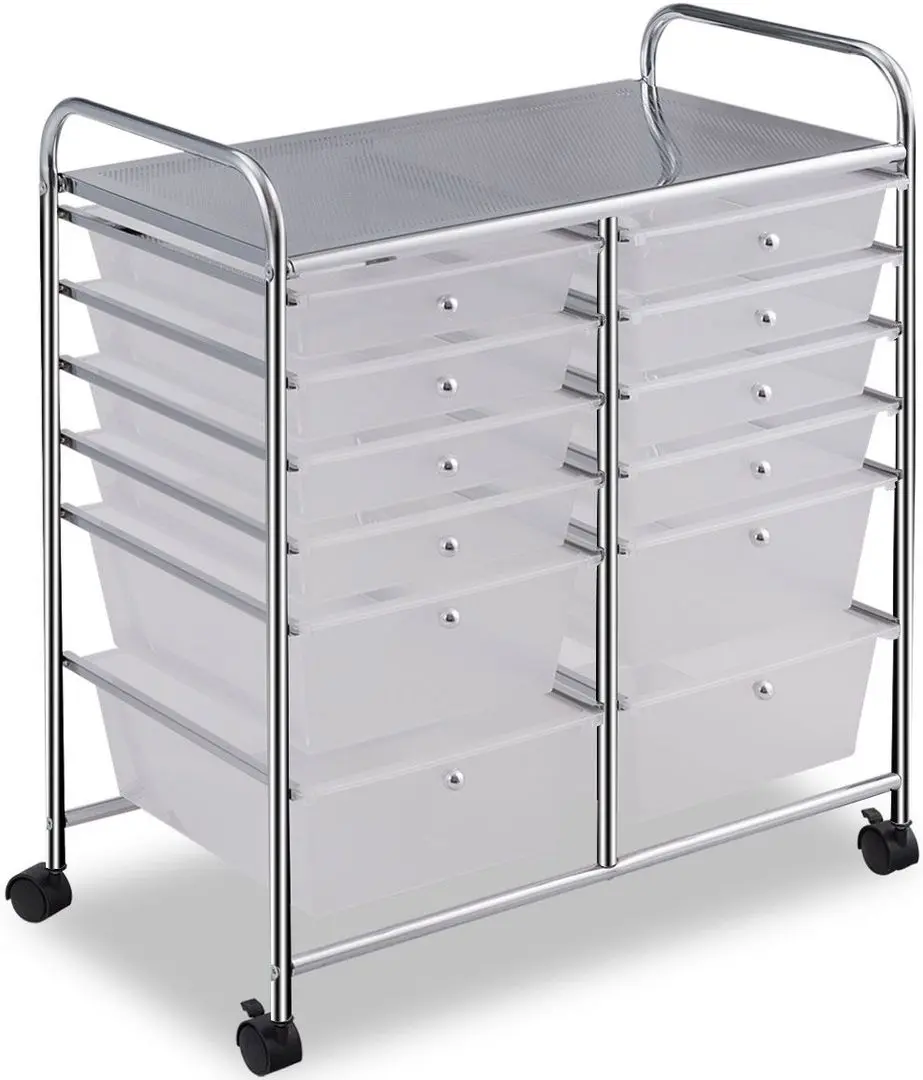 Тележка Costway HW56500CL (Transparent) - 7