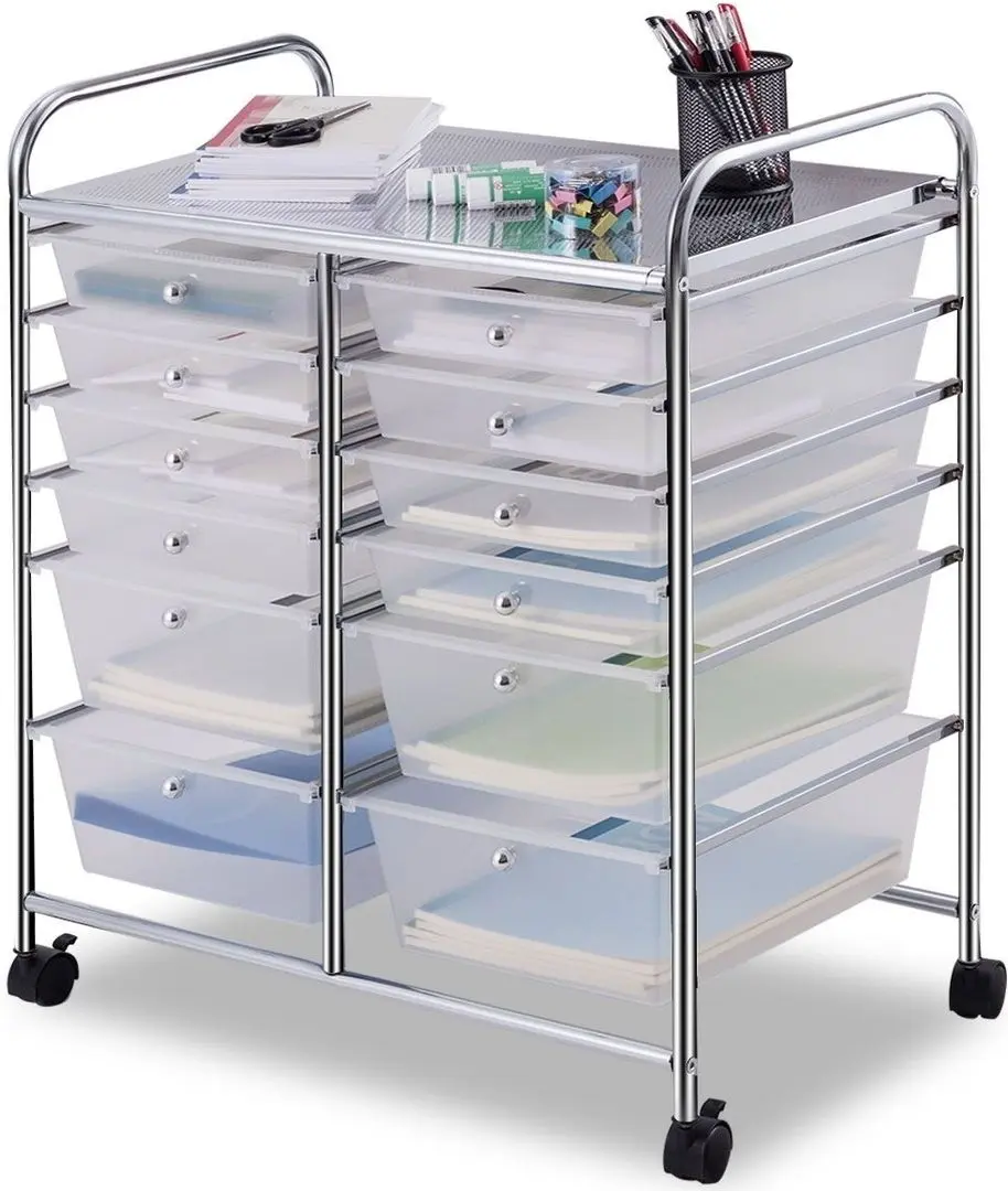 Тележка Costway HW56500CL (Transparent) - 6