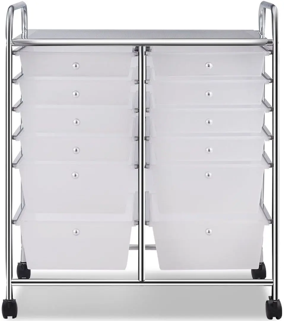 Тележка Costway HW56500CL (Transparent)