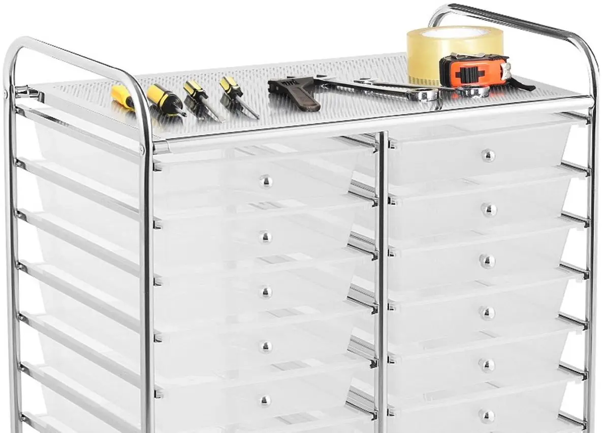 Тележка Costway HW56501CL (Transparent) - 3